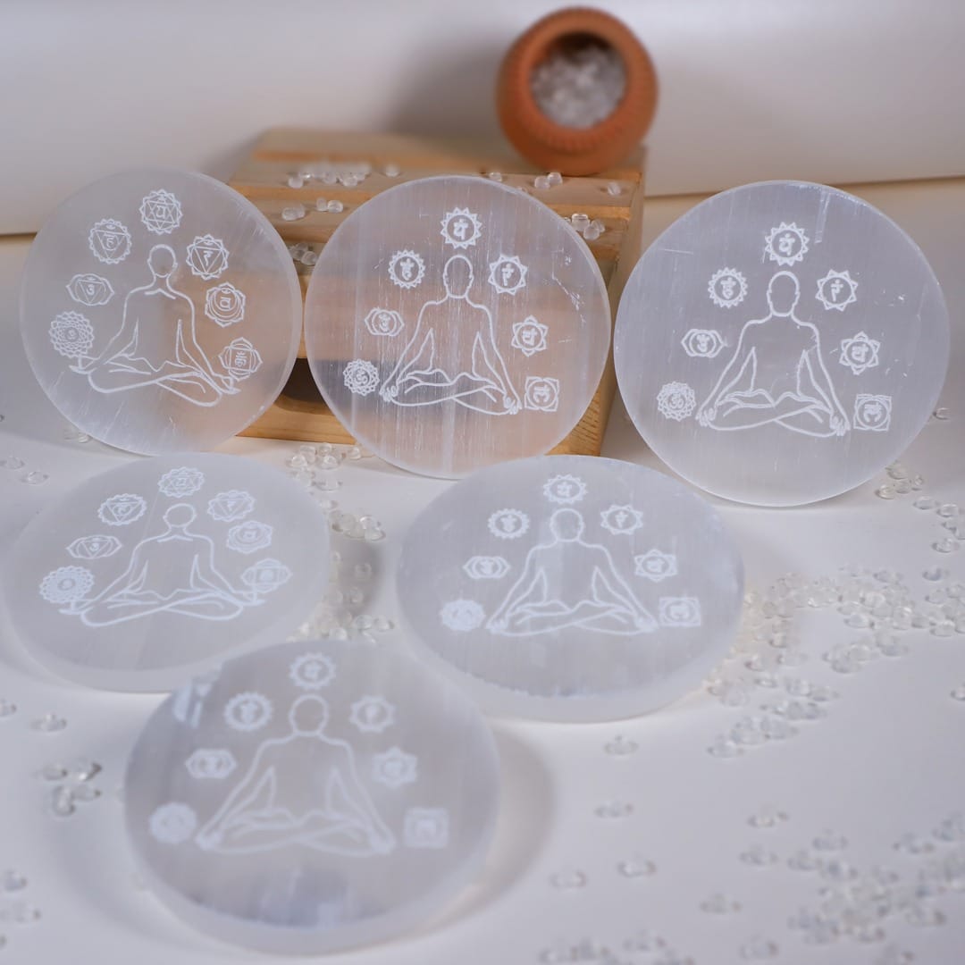 Buy Meditation Selenite Charging Plate Cleansing Energy And Recharging