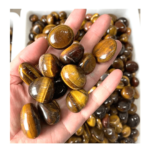 Tiger Eye Tumble Stone Pack of 5 (Protection & Grounding)
