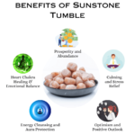Sunstone Tumble Stone Pack of 5 (Self Esteem & Confidence)