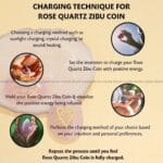 Rose Quartz Crystal Zibu Coin (Attracting Romantic Love)