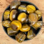 Tiger Eye Tumble Stone Pack of 5 (Protection & Grounding)