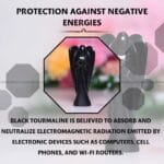 Black Tourmaline Crystal Angel (Protection)