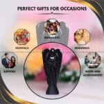 Black Tourmaline Crystal Angel (Protection)