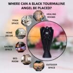 Black Tourmaline Crystal Angel (Protection)