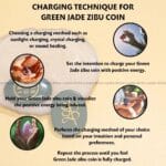 Green Jade Crystal Zibu Coin (Spiritual Connection & Manifestation)