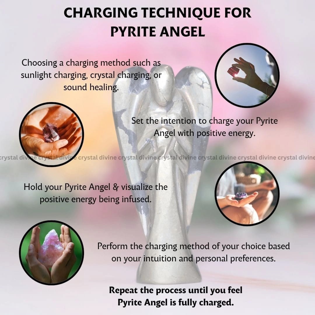 Pyrite Crystal Angel (Confidence & Willpower)