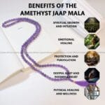 Amethyst Crystal Jaap Mala 108 Beads (Anxiety & Stress Relief)