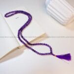 Amethyst Crystal Jaap Mala 108 Beads (Anxiety & Stress Relief)