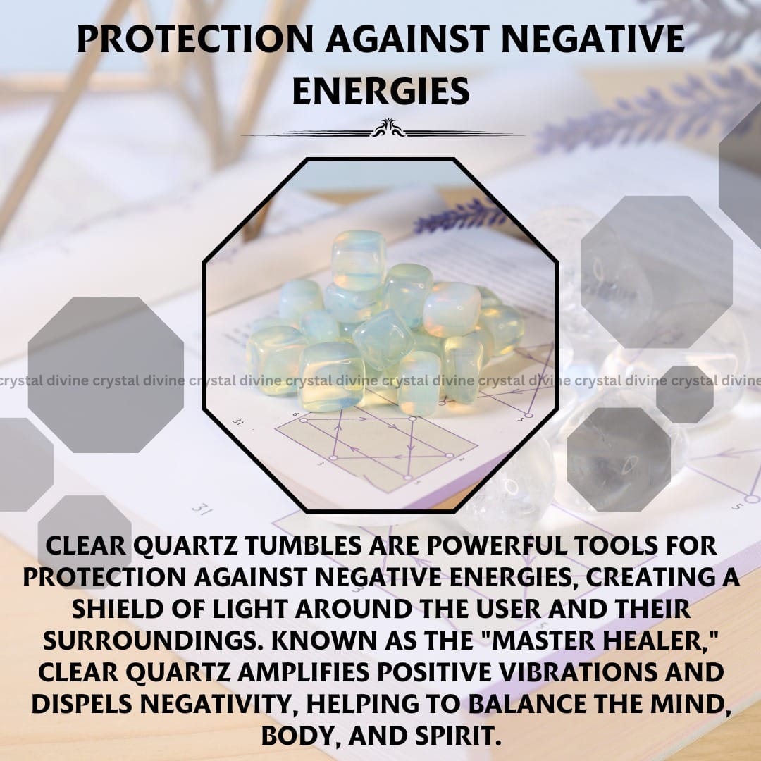 Opalite Tumble Stone Pack of 5  (Positive Energy)