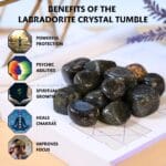Labradorite Tumble Stone Pack of 5 (Grounding & Stabilizing)