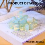 Opalite Tumble Stone Pack of 5  (Positive Energy)