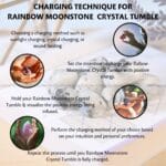 Rainbow Moonstone Tumble Stone Pack of 5 (Calming & Stress Reduction)