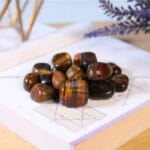 Tiger Eye Tumble Stone Pack of 5 (Protection & Grounding)