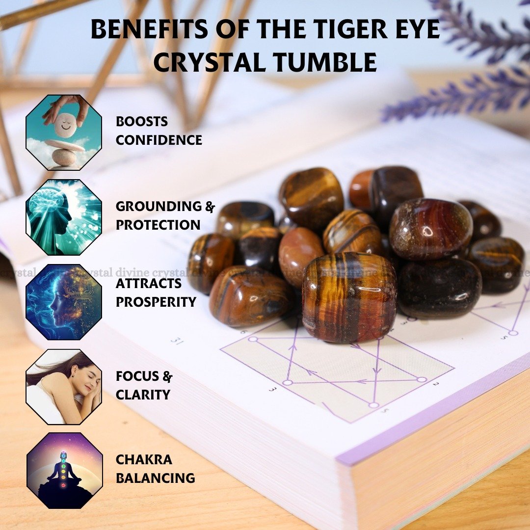 Tiger Eye Tumble Stone