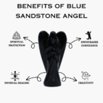 Blue Sandstone Crystal Angel (Communication & Clarity)