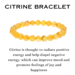 Citrine Bracelet - 8 MM (Confidence & Self-Esteem)