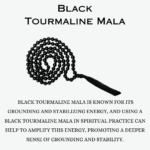Black Tourmaline Jaap Mala108 Beads (Protection & Grounding)