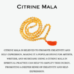 Citrine Jaap Mala 108 Beads (Creativity & Motivation)