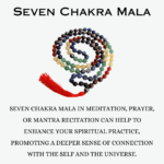 Seven Chakra Jaap Mala 108 Beads (Chakra Balancing & Aligning Chakras)