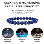 Lapis Lazuli Bracelet - 8 MM (Balance & Harmony)