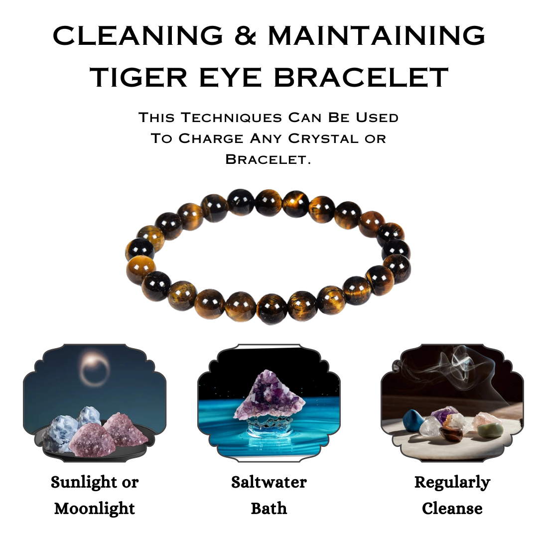 Tiger Eye Bracelet - 8 MM (Manifestation & Willpower)