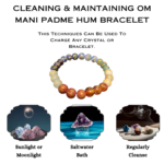 Om Mani Padma Bracelet - 8 MM (Mindfulness & Focus)