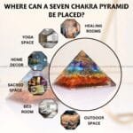 Seven Chakra Crystal Pyramid (Chakra Balancing & Energy Cleansing)