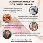Rose Quartz Crystal Pyramid (Attracting Love & Romance)