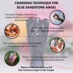 Blue Sandstone Crystal Angel (Communication & Clarity)