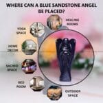 Blue Sandstone Crystal Angel (Communication & Clarity)