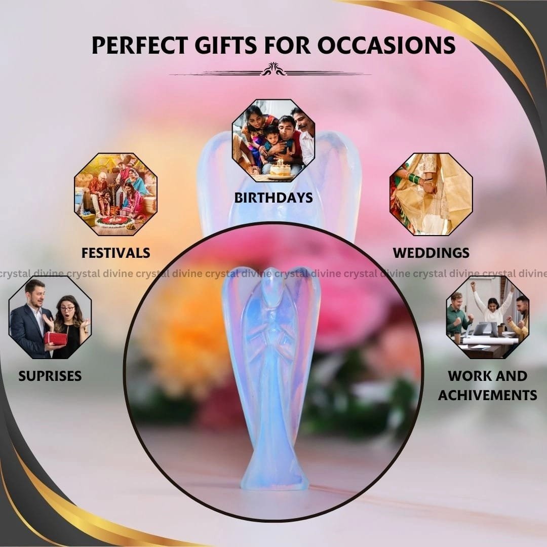 Opalite Crystal Angel (Communication & Expression)