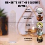 Selenite Crystal Tower - 70 - 100 grams  (Cleansing & Purification)