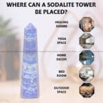 Sodalite Crystal Tower - 70 - 100 grams (Communication & Expression)