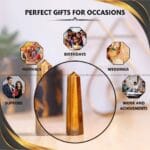 Tiger Eye Crystal Tower - 70 - 100 grams (Confidence & Courage)