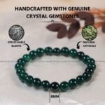 Green Jade Crystal Bracelet - 8 MM (Calming & balancing)