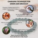 Green Jade Crystal Bracelet - 8 MM (Calming & balancing)