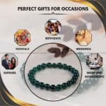 Green Jade Crystal Bracelet - 8 MM (Calming & balancing)
