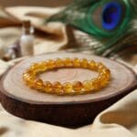 Citrine Crystal Bracelet - 8 MM (Confidence & Self-Esteem)