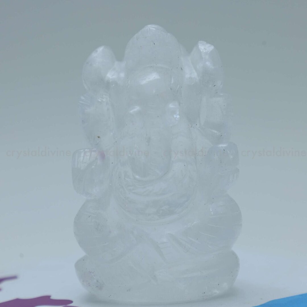 Clear Quartz Ganesha