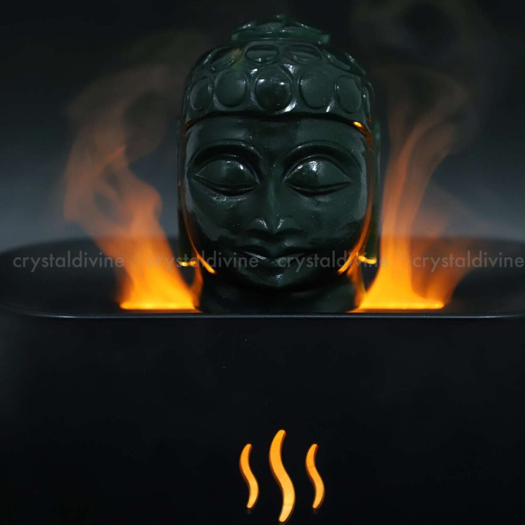 Green Jade Buddha Head