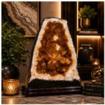 Natural Citrine Geode 50.71 KG Premium Crystal Geode for Home& Office Decor