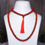 Red Jasper Jaap Mala 108 Beads (Grounding & Stability)