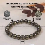 Pyrite Crystal Bracelet - 8 MM (Money Attraction & Wealth)