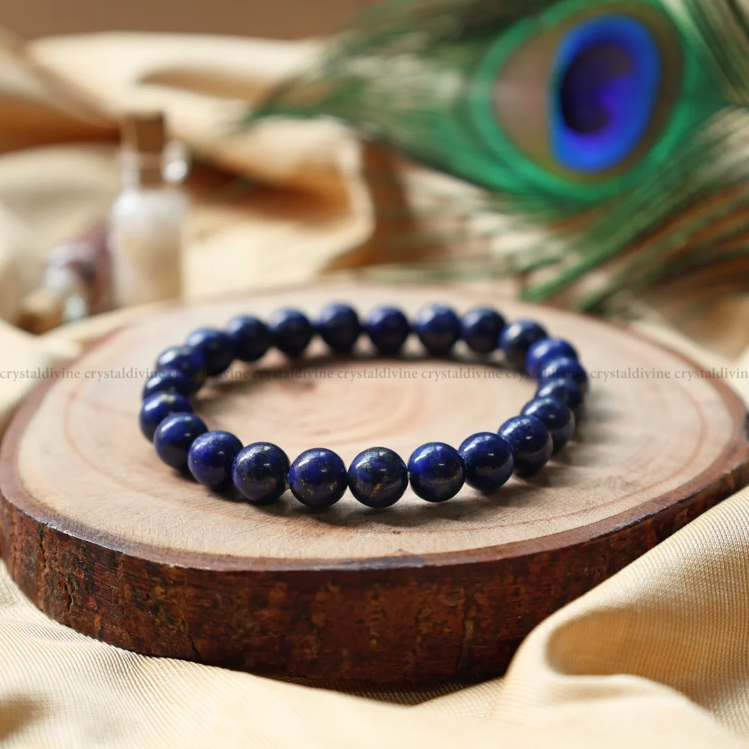 Lapis Lazuli Crystal Bracelet - 8 MM (Balance & Harmony)