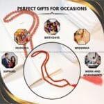 Red Jasper Jaap Crystal Mala 108 Beads (Grounding & Stability)