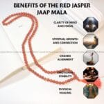 Red Jasper Jaap Crystal Mala 108 Beads (Grounding & Stability)