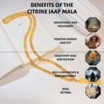 Citrine Crystal Jaap Mala 108 Beads (Creativity & Motivation)
