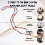 Seven Chakra Crystal Jaap Mala 108 Bead's (Chakra Balancing & Aligning Chakras)