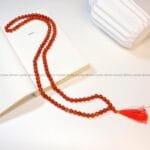 Red Jasper Jaap Crystal Mala 108 Beads (Grounding & Stability)