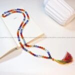 Seven Chakra Crystal Jaap Mala 108 Bead's (Chakra Balancing & Aligning Chakras)